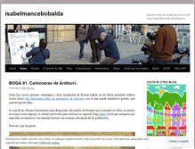 Tablet Screenshot of isabelmancebobalda.wordpress.com