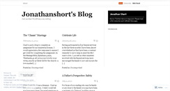 Desktop Screenshot of jonathanshort.wordpress.com