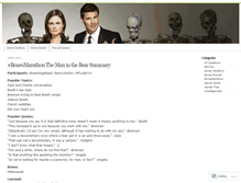Tablet Screenshot of bonesmarathon.wordpress.com