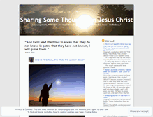 Tablet Screenshot of jesusthoughts.wordpress.com
