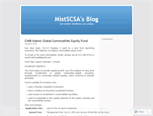 Tablet Screenshot of mistscsa.wordpress.com