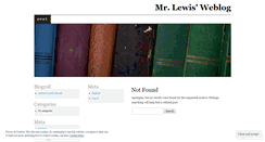 Desktop Screenshot of ltlewis.wordpress.com