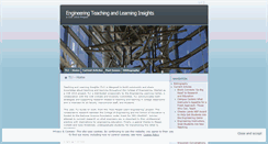 Desktop Screenshot of engineeringinsights.wordpress.com