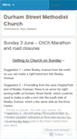 Mobile Screenshot of durhamstreetmethodist.wordpress.com