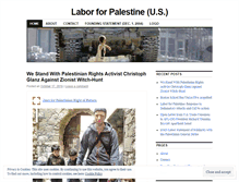 Tablet Screenshot of laborforpalestine.wordpress.com