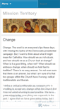 Mobile Screenshot of missionterritory.wordpress.com
