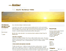 Tablet Screenshot of amberpineda12.wordpress.com