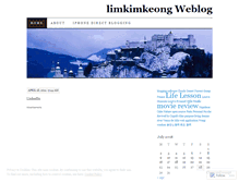 Tablet Screenshot of limkimkeong.wordpress.com