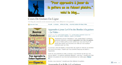 Desktop Screenshot of coursguitareenligne.wordpress.com