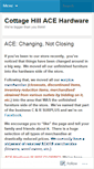 Mobile Screenshot of cottagehillace.wordpress.com