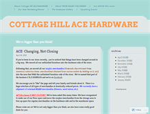 Tablet Screenshot of cottagehillace.wordpress.com