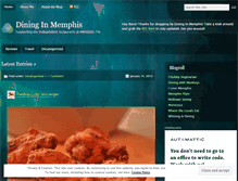 Tablet Screenshot of dininginmemphis.wordpress.com