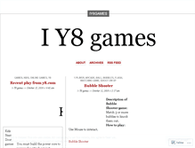 Tablet Screenshot of iy8games.wordpress.com