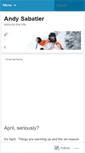 Mobile Screenshot of andysabatier.wordpress.com
