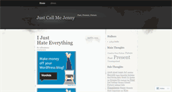 Desktop Screenshot of callmejenny.wordpress.com