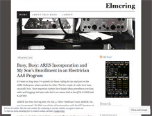 Tablet Screenshot of elmering.wordpress.com