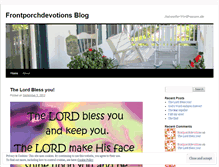 Tablet Screenshot of frontporchdevotions.wordpress.com