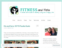 Tablet Screenshot of fitnessandfeta.wordpress.com