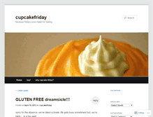 Tablet Screenshot of cupcakefriday.wordpress.com