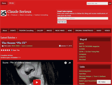 Tablet Screenshot of claudeserieux.wordpress.com