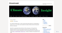 Desktop Screenshot of climateinsight.wordpress.com