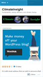 Mobile Screenshot of climateinsight.wordpress.com