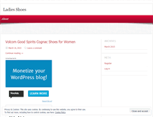 Tablet Screenshot of ladiesshoesu5f.wordpress.com