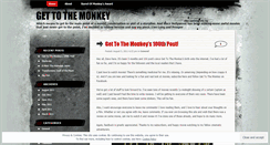 Desktop Screenshot of gettothemonkey.wordpress.com