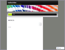 Tablet Screenshot of chilacradio.wordpress.com