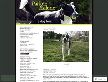 Tablet Screenshot of parkermalone.wordpress.com