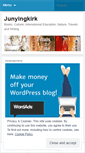Mobile Screenshot of junyingkirk.wordpress.com