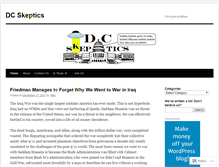 Tablet Screenshot of dcskeptic.wordpress.com