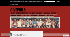 Desktop Screenshot of givephil5.wordpress.com