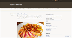 Desktop Screenshot of crossfitnovice.wordpress.com