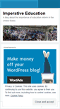 Mobile Screenshot of imperativeeducation.wordpress.com
