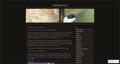 Desktop Screenshot of birdboxes.wordpress.com