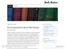 Tablet Screenshot of bobbaier.wordpress.com
