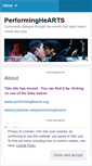 Mobile Screenshot of performinghearts.wordpress.com