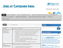 Tablet Screenshot of capgeminijobs.wordpress.com