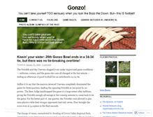 Tablet Screenshot of gonzobowl.wordpress.com