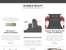 Tablet Screenshot of invisiblereality.wordpress.com