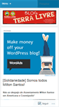 Mobile Screenshot of blogterralivre.wordpress.com