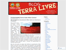 Tablet Screenshot of blogterralivre.wordpress.com