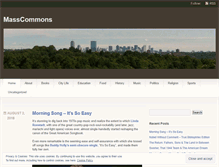 Tablet Screenshot of masscommons.wordpress.com