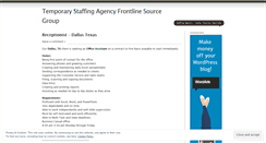 Desktop Screenshot of frontlinesource2444.wordpress.com