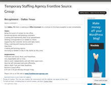 Tablet Screenshot of frontlinesource2444.wordpress.com