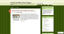 Desktop Screenshot of deaceitedeoliva.wordpress.com