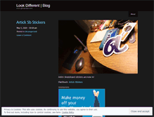 Tablet Screenshot of lookdifferent.wordpress.com