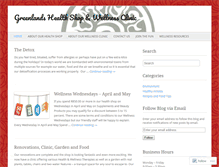 Tablet Screenshot of greenlandshealth.wordpress.com