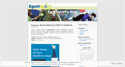 Desktop Screenshot of egokisport.wordpress.com